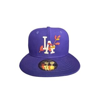 Los Angeles Dodgers New Era 59FIFTY 1988 World Series Oak Leaf Hat Men's 7 1/4